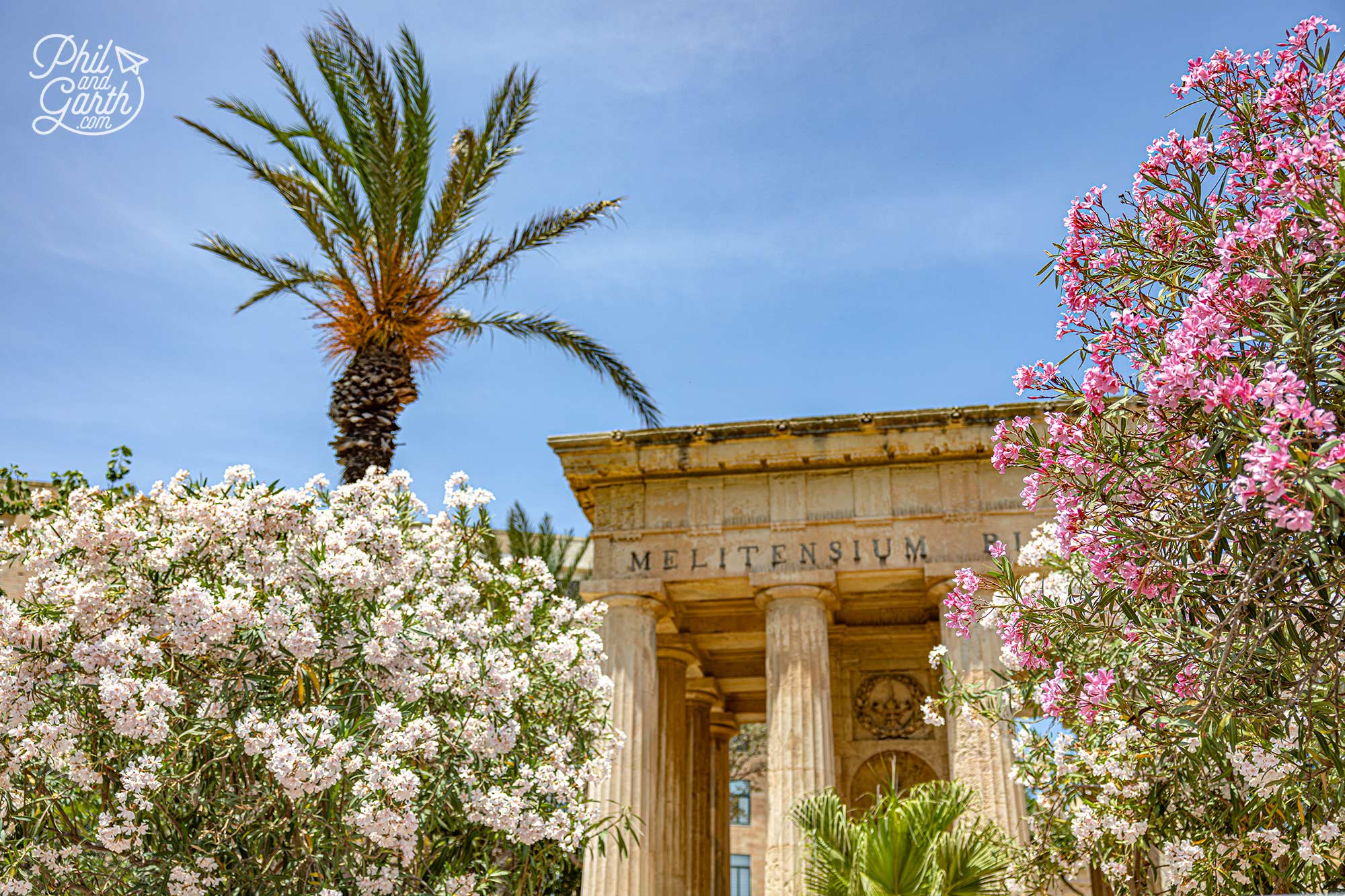 Swaying palms and colourful blooms make the Lower Barrakka Gardens feel like a hidden oasis in the heart of Valletta